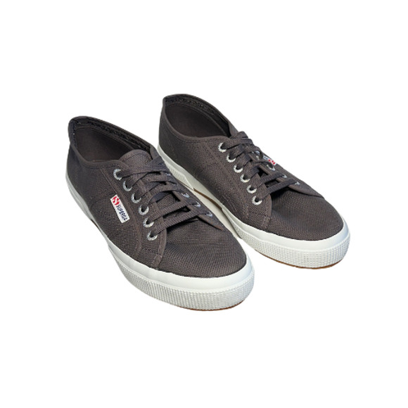 Superga 2750 Cotu Classic Dark Gray Unisex Sneakers 8.5W/7M - Picture 2 of 9